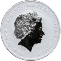 Tuvalu Marvel 9. Ausgabe 2021 Wolverine 1 oz Silber