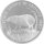 Sierra Leone 10 Leones 1987 Zwergflusspferd - Silber PP
