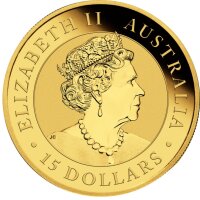 Australien Kookaburra 2021 1/10 oz Gold