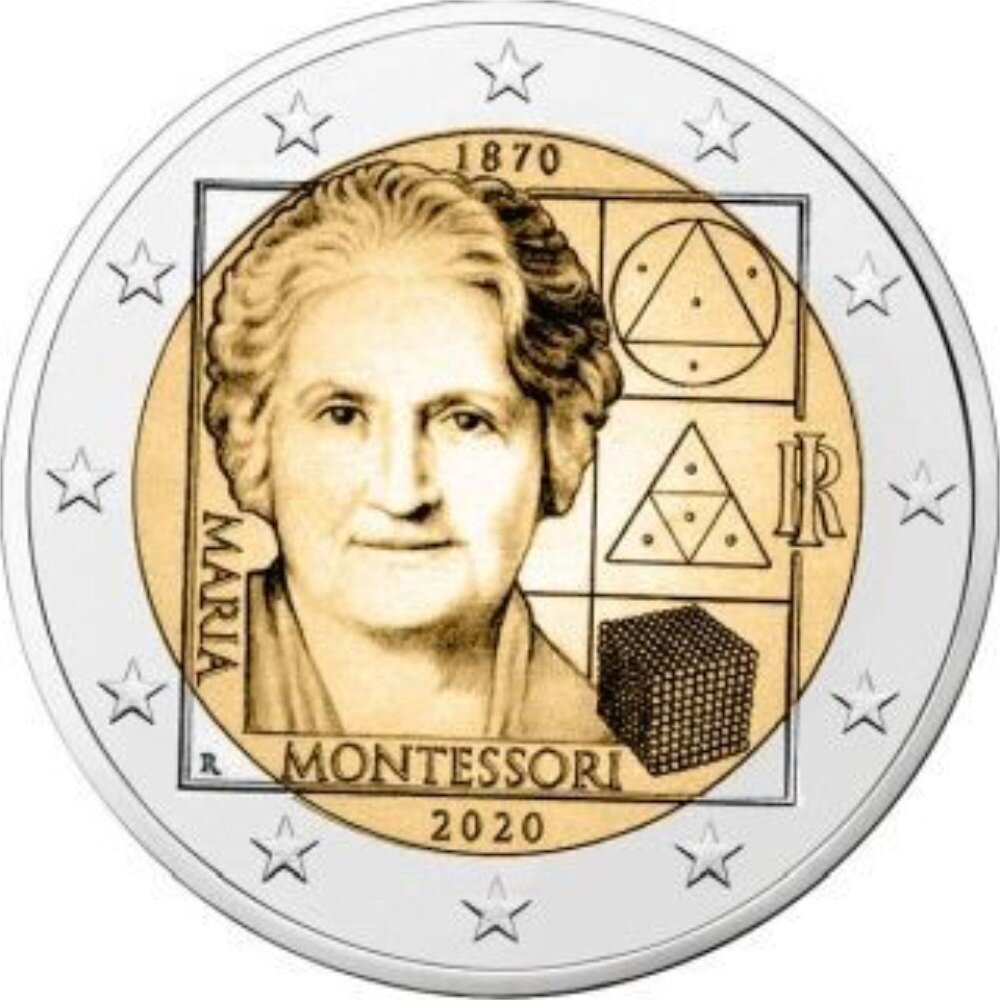 Italien 2 Euro 2020 "Maria Montessori"