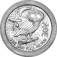 Niue Eule von Athen 2017 1 oz Silber