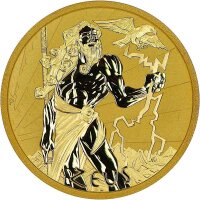 Tuvalu Olympische Götter 1. Ausgabe Zeus 2021 1 oz Gold