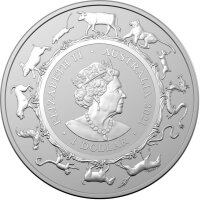 Australien RAM Lunar 2021 2. Ausgabe Jahr des Ochsen 1 oz Silber
