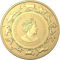 Australien RAM Lunar 2021 2. Ausgabe Jahr des Ochsen 1 oz Gold