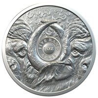 Südafrika Big Five 5. Ausgabe Büffel 2021 1 oz Silber