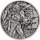 Tuvalu Olympische Götter 1. Ausgabe Zeus 2021 5 oz Silber Antik Finish