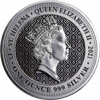 Saint Helena The Queens Virtues 1. Ausgabe Victory 2021 1 oz Silber | incl. Münzkapsel