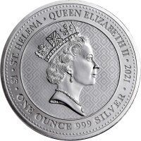Saint Helena The Queens Virtues 1. Ausgabe Victory 2021 1 oz Silber | incl. Münzkapsel