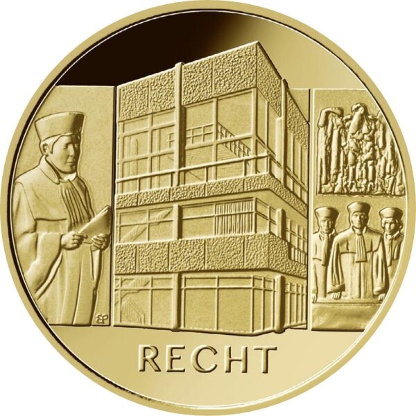 Deutschland 100 € 2021 - A - Recht 1/2 oz Gold incl. Etui & CoA