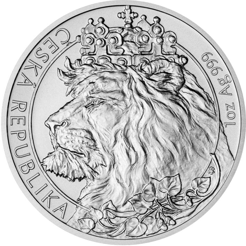 Niue Tschechischer Löwe 2021 1 oz Silber