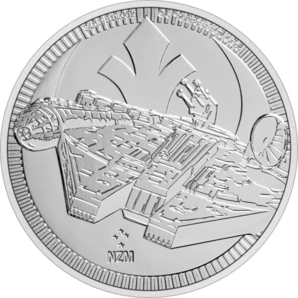 Niue Star Wars 2021 - Millennium Falcon - 1 oz Silber