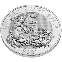 UK Valiant - St. Georg Drachentöter 2021 10 oz Silber