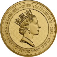 Saint Helena The Queens Virtues 1. Ausgabe Victory 2021 1 oz Gold