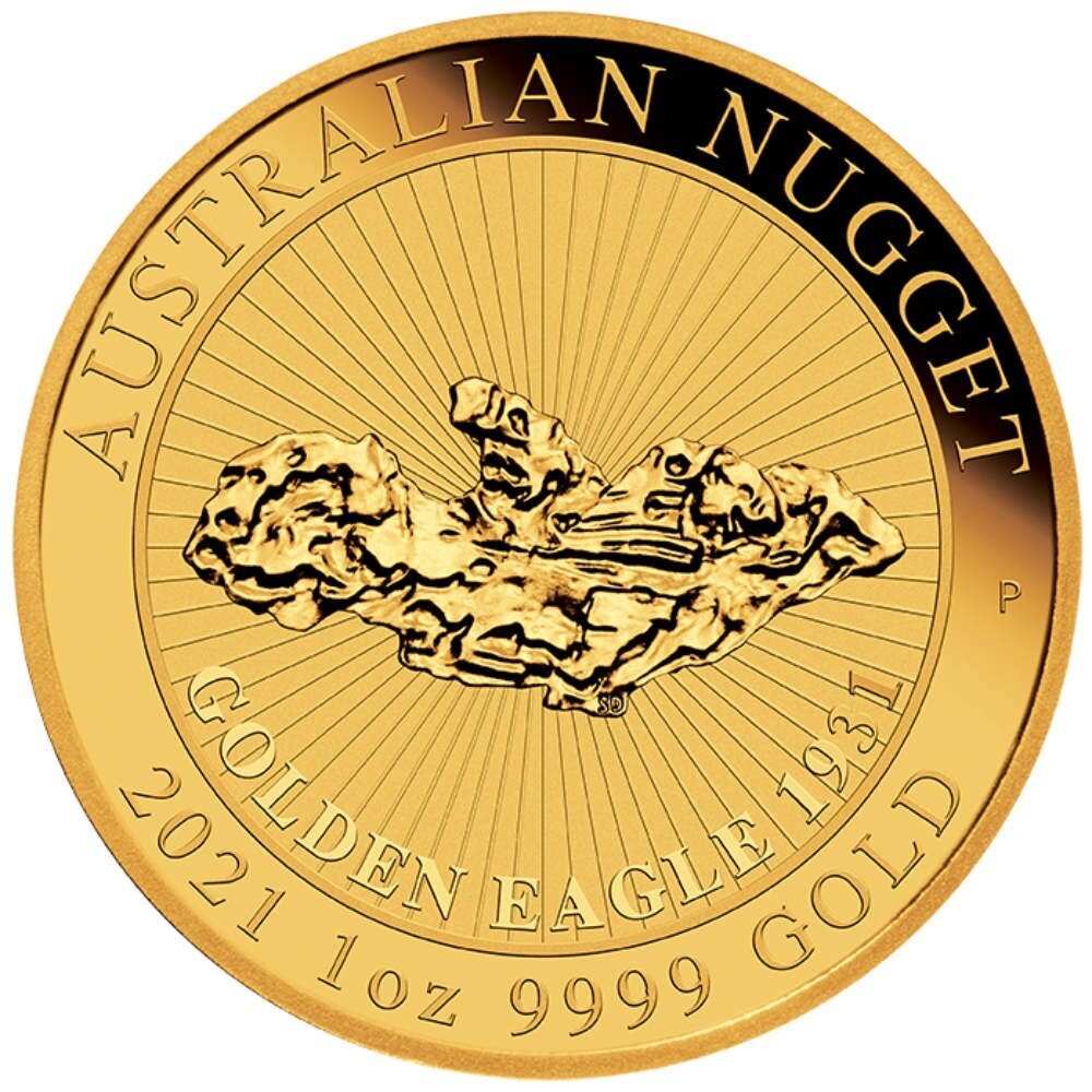 Australien Nugget 3. Ausgabe Golden Eagle 2021 1 oz Gold