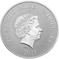Niue Celestial Animals 5. Ausgabe 2021 The Black Turtle - 1 oz Silber