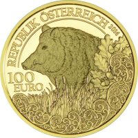 Österreich 100 Euro 2014 Das Wildschein Gold