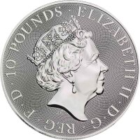 UK The Queen´s Beasts 9. Ausgabe 2021 White Horse 10 oz Silber