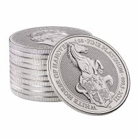 UK The Queen´s Beasts 9. Ausgabe 2021 White Horse 1 oz Platin
