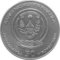 Ruanda African Ounce 2011 Zebra 1 oz Silber