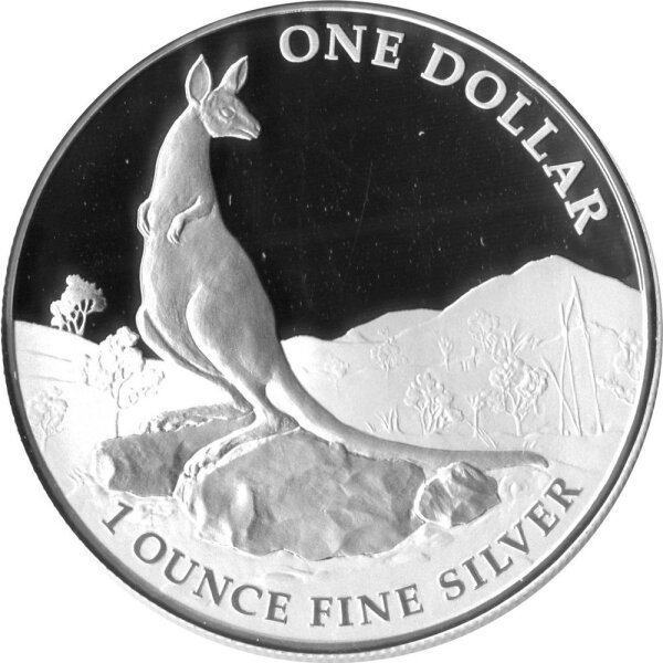 Australien Känguru RAM 2013 1 oz Silber - Polierte Platte