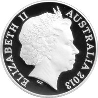 Australien Känguru RAM 2013 1 oz Silber - Polierte Platte