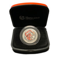 Australien Lunar II 2012 Jahr des Drachen 1/2 oz Silber - PP Coloriert