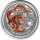 Australien Lunar II 2012 Jahr des Drachen 1/2 oz Silber - PP Coloriert