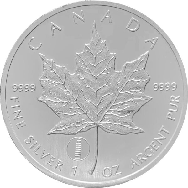 Kanada Maple Leaf 2012 1 oz Silber - Privy Mark Pisa