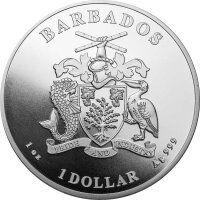 Barbados Seepferdchen 2021 1 oz Silber