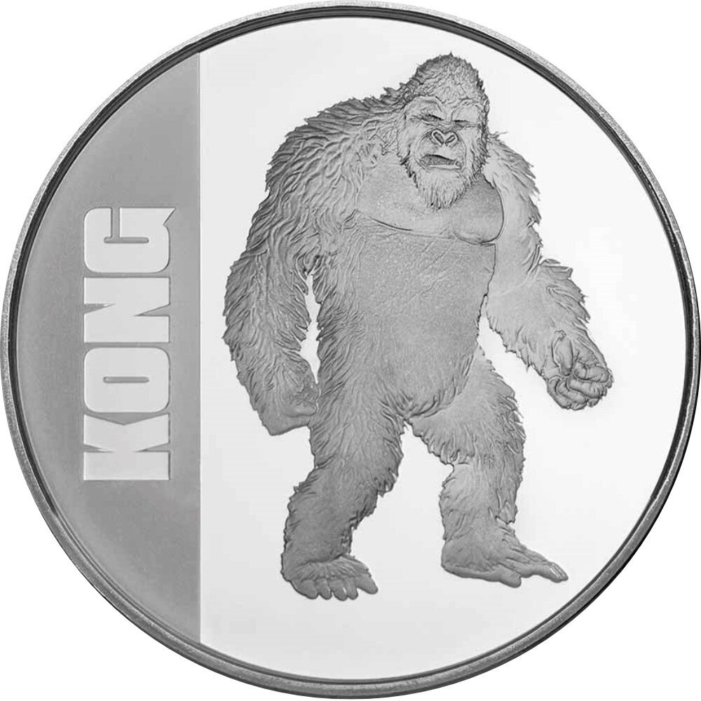 Niue Godzilla vs Kong - Kong 2021 1 oz Silber