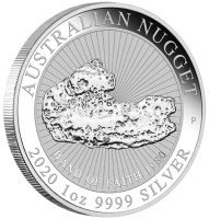 Australien Nugget 2. Ausgabe Hand of Faith 2020 2 oz Silber