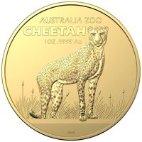 Australien Zoo 2. Ausgabe 2021 Gepard 1 oz Gold | Cheetah