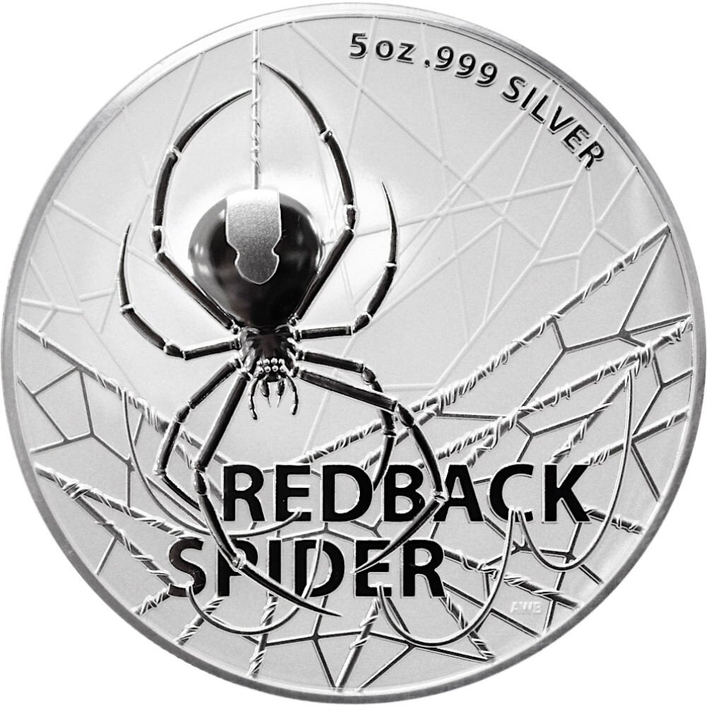 Australien Most Dangerous RAM Redback Spider 2021 5 oz...