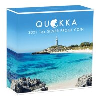 Australien Quokka 1. Ausgabe 2021 1 oz Silber | Coloriert - Polierte Platte