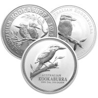 Australien Kookaburra divers 10 oz Silber
