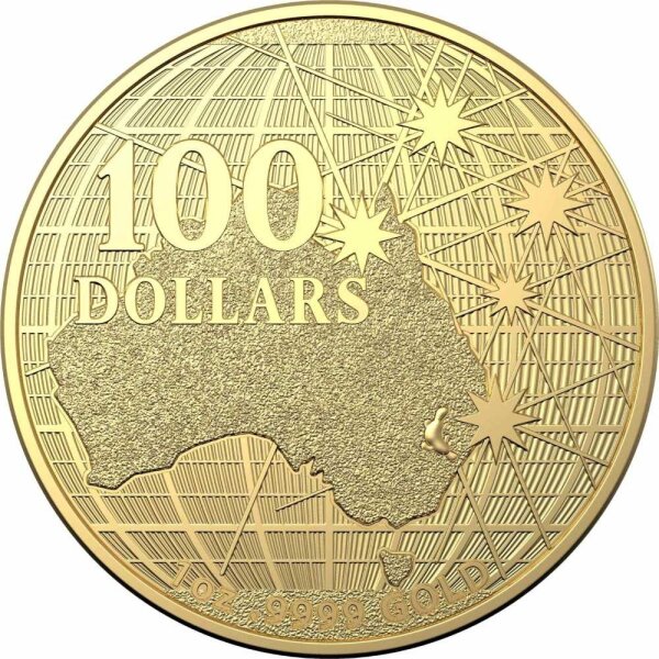 Australien RAM Beneath the Southern Skies 2021 1 oz Gold