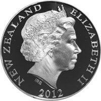 Neuseeland Kiwi 2012 1 oz Silber - Polierte Platte