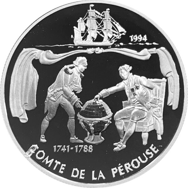 Samoa 10 Tala 1994 - Comte de La Pérouse- Silber PP