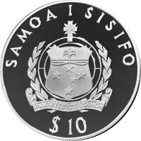 Samoa 10 Tala 1994 - Comte de La Pérouse- Silber PP