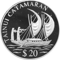 Cook Islands 20 Dollars 1995 Katamaran der Tainui -...
