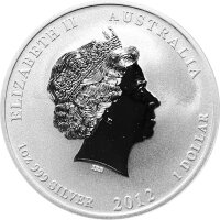 Australien 40 Jahre Freundschaft China & Australien 2012 1 oz Silber