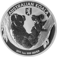 Australien Koala 2011 1 oz Silber - Privy Mark Berliner...