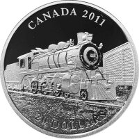 Kanada 20 Dollars 2011 Dampflokomotive D-10 - Silber PP