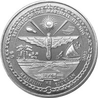 Marshall Islands 5 Dollars 1993 Elvis Presley - Kupfer-Nickel
