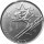 Kanada 25 Cents 2007 Olympische Spiele in Vancouver Alpinski - Nickel-Stahl