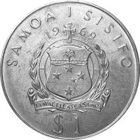 Samoa 1 Tala 1969 Luis Stevenson - Kupfer-Nickel