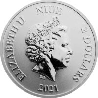 Niue Disney 2021 - Micky Maus & Goofy - 1 oz Silber