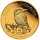 Australien Kookaburra 2021 1/4 oz Gold - Polierte Platte