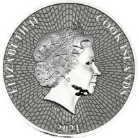 Cook Islands Seestern - Silver Star 2021 1 oz Silber | incl. Münzkapsel