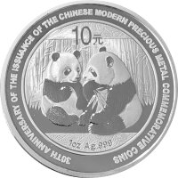 China Panda 2009 1 oz Silber - 30 Jahre...